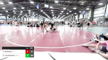 80 lbs Rr Rnd 3 - Cooper Mallaber, HFL vs Colton Louderback, Iron Horse Wrestling Club