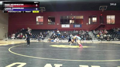 138 lbs 1st Place Match - Paige Wehrmeister, Presbyterian vs Carina Giangeruso, Presbyterian