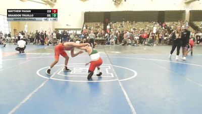 122-H lbs Quarterfinal - Matthew Pagan, Cordoba Trained vs Brandon Trujillo, Drillmasters