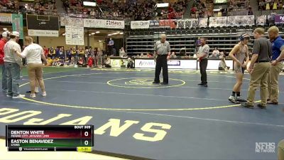 106 lbs Cons. Round 3 - Easton Benavidez, Lyons vs Denton White, Mound City-Jayhawk Linn