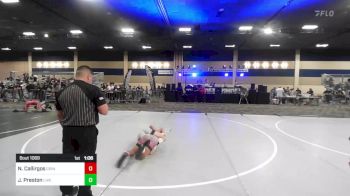 109 lbs Semifinal - Noah Callirgos, Grindhouse WC vs Jayden Preston, Live Training