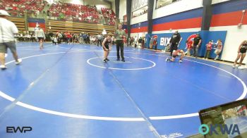 92 lbs Consi Of 8 #2 - Aidyn Hall, Blackwell Wrestling Club vs Josey Voss, Skiatook Youth Wrestling