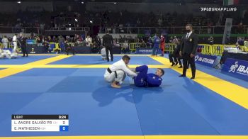 LUCAS ANDRE GALVÃO PROTASIO vs ESPEN MATHIESEN 2022 European Jiu-Jitsu IBJJF Championship