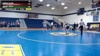 184 lbs Semifinals (16 Team) - Adrian Elsen, Labette Community College vs Andre Leota, Snow