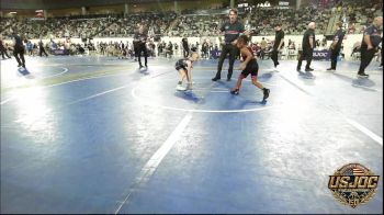 45 lbs Quarterfinal - Jameyah-Rose Lewis, Midwest City Bombers Youth Wrestling Club vs Dilynn Burch, Team Tulsa Wrestling Club