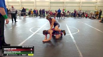 92 lbs Finals (8 Team) - Braydan McMullan, Neighborhood WC vs Samson Grove, South Hills