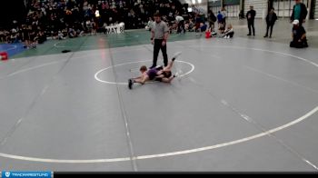 70 lbs Round 4 (8 Team) - Riley Pedersen, G.I. Grapplers vs Jude Swarm, Kearney Matcats - Gold