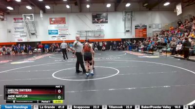 110 lbs Quarterfinal - Jade Naylor, Molalla vs Jaelyn Swyers, Scappoose