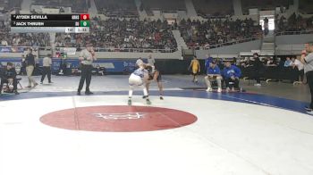 108-D1 1st Place Match - Ayden Sevilla, Gila Ridge High School vs Jack Thrush, Sunnyside High School
