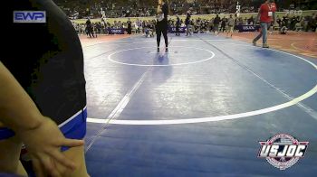 88 lbs Consi Of 8 #2 - Caden Bowling, Blackwell Wrestling Club vs Cason Rigdon, Piedmont