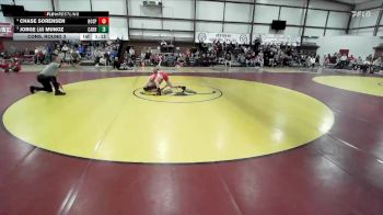 113 lbs Cons. Round 3 - Jorge (JJ) Munoz, Carbon vs Chase Sorensen, North Sanpete