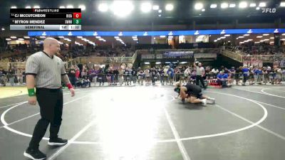 215 3A Semifinal - CJ McCutcheon, Riverview (Sarasota) vs Myron Mendez, Southwest Miami