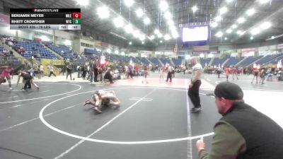 78 lbs Consolation - Benjamin Meyer, Mile High WC vs Rhett Crowther, Wtc