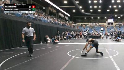 141 lbs Quarterfinal - Kaden Wallace, Oklahoma City vs Noah Ingram, Wayland Baptist (Texas)