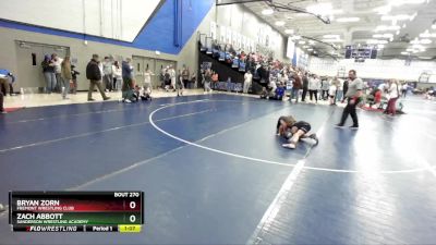 64 lbs Cons. Round 3 - Bryan Zorn, Fremont Wrestling Club vs Zach Abbott, Sanderson Wrestling Academy