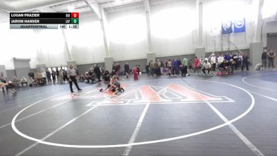 106 lbs Quarterfinal - Jarom Hansen, Layton vs Logan Frazier, Riverton