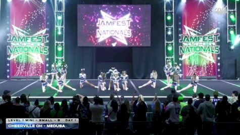CheerVille OH - Medusa [2026 L1 Mini - Small - B DAY 1] 2026 JAMfest Cheer Super Nationals