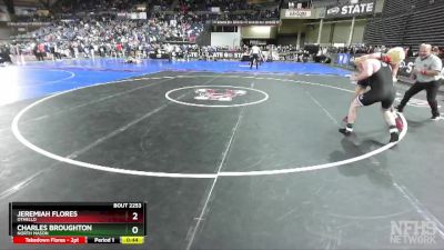 2A 150 lbs Cons. Round 2 - Charles Broughton, North Mason vs Jeremiah Flores, Othello