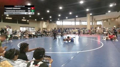 165 lbs Champ. Round 2 - Konstantin Khaspekian, Elevation Wrestling Club vs Chance Serrano, Munford