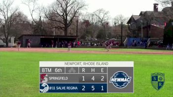 Replay: Springfield vs Salve Regina | Apr 1 @ 3 PM