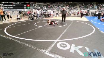 66 lbs Semifinal - Deacon Salyer, Sperry Wrestling Club vs Axel Martin, IRONMEN Wrestling Club