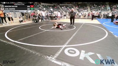 66 lbs Semifinal - Deacon Salyer, Sperry Wrestling Club vs Axel Martin, IRONMEN Wrestling Club