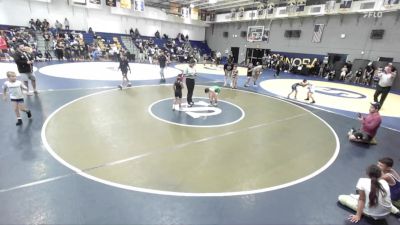 62 lbs Cons. Round 3 - Connor Stewart, Poway Elite vs Charlotte Alvarez, Rough House Wrestling Club