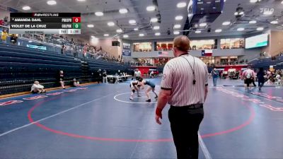 126 lbs Semifinal - Amanda Dahl, Prosper vs Violet De La Cruz, CW College Park