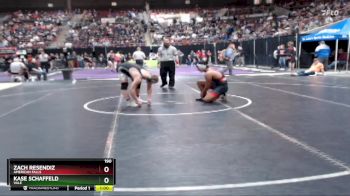 190 lbs Cons. Round 1 - Zach Resendiz, American Falls vs Kase Schaffeld, Vale