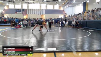 285 lbs Cons. Round 3 - Noah Glosson, Hernando vs Hunter Gregory, Vancleave High School