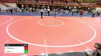 43 lbs Rr Rnd 2 - Preston O'Gorman, Nebraska Elite vs Liam Loya, Standfast Texas