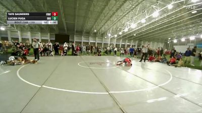115 lbs Cons. Round 3 - Tate Saunders, Sublime Wrestling Academy vs Lucien Fuga, Ravage Wrestling Club