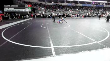 53 lbs Semifinal - Harper Atkinson, Honey Badger WC vs Josie Briggs, East Kansas Eagles