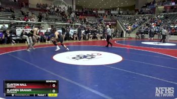 4A 157 lbs Semifinal - Clayton Nall, Gravette vs Slayden Graham, Pottsville