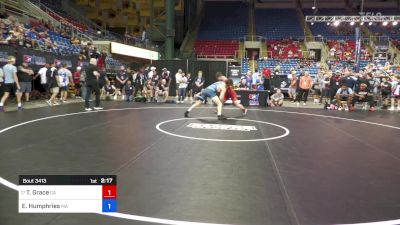 165 lbs Semis - Travis Grace, CA vs Elliott Humphries, MA