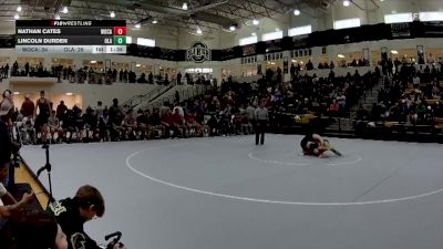 132 lbs Semis & 3rd Wb (16 Team) - Nathan Cates, Woodland, Cartersville vs Lincoln Durden, Ola