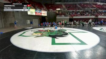 130 lbs Round 3 - Semis (4 Team) - Isla Hall, Cedar Park vs Josephine Hill, Midlothian