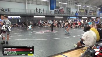 126 lbs 2nd Wrestleback (16 Team) - Westley Hyatt, BRAWL Black vs Brennan Mays, Alabama Elite White