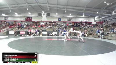 149 lbs Champ. Round 3 - Cole Mayfield, Central Oklahoma vs Gavin Garcia, Indianapolis