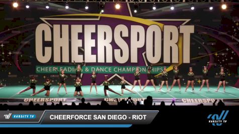 CheerForce San Diego - Riot [2022 L1 Junior - Small - A] 2022 CHEERSPORT National Cheerleading Championship