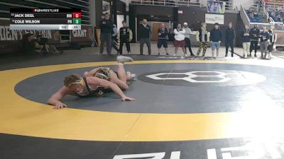 165 lbs 7th Place - Jack Degl, Brunswick School vs Cole Wilson, Paul VI Catholic High School