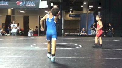 62 lbs Cons. Semis - Grayson Clark, Pedraza Wrestling vs Dallas Carter, All I See Is Gold Academy