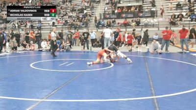 115 lbs Quarters - Nicholas Hagen, West Valley (Spokane) Wrestling Club vs Adrian Valdovinos, Victory Wrestling-Central WA