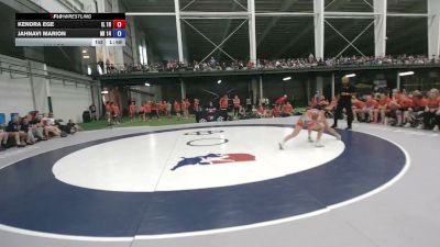 100 lbs Kendra Ege, Illinois vs Jahnavi Marion, Michigan