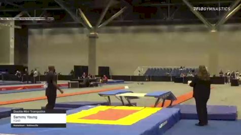 Sammy Young - Double Mini Trampoline, FOND - 2021 USA Gymnastics Championships