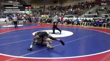 6A 138 lbs Cons. Round 1 - Braeden Chastain, Bentonville West High School vs Tyshion Rogers, Jonesboro High School