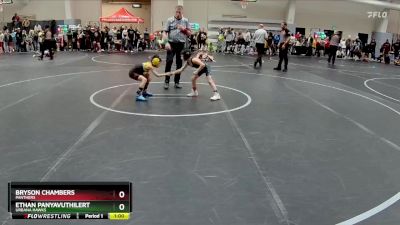 50 lbs Quarterfinal - Bryson Chambers, Panthers vs Ethan Panyavuthilert, Urbana Hawks