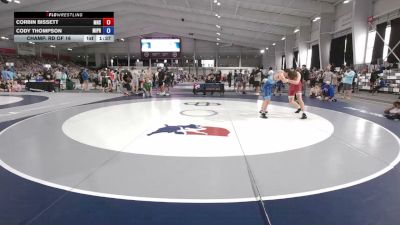 165 lbs Champ. Rd Of 16 - Corbin Bissett, Mentor High School vs Cody Thompson, Michigan Premier