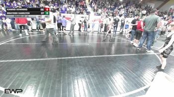 55 lbs Round Of 16 - Kamrei Downing, Berryhill Wrestling Club vs Brayden Hamilton, Tulsa Blue T Panthers