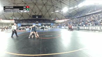 Girls 4A 190 lbs Cons. Semi - Maribelle Cardens, Skyview (Girls) vs Leiah Maes, Bonney Lake (Girls)
